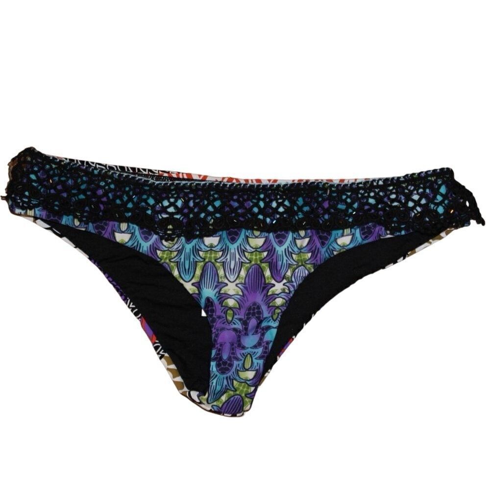 OndadeMar Multicolor Hipster Bikini Bottoms Women's Size XS